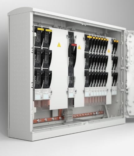 cable distribution cabinet with JM nh fuse switch disconnectors