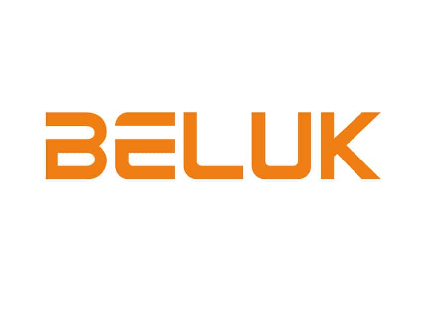 Logo Schrift orange BELUK