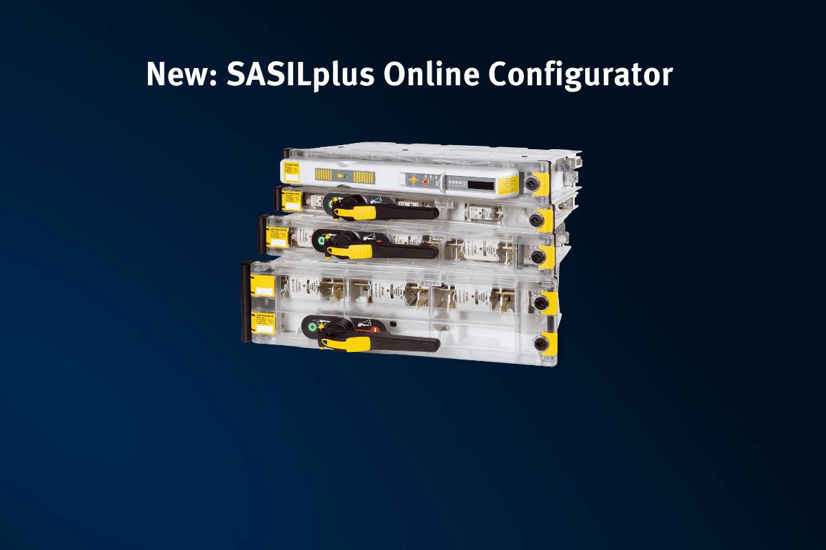 4 different SASILplus switch disconnector with fuses